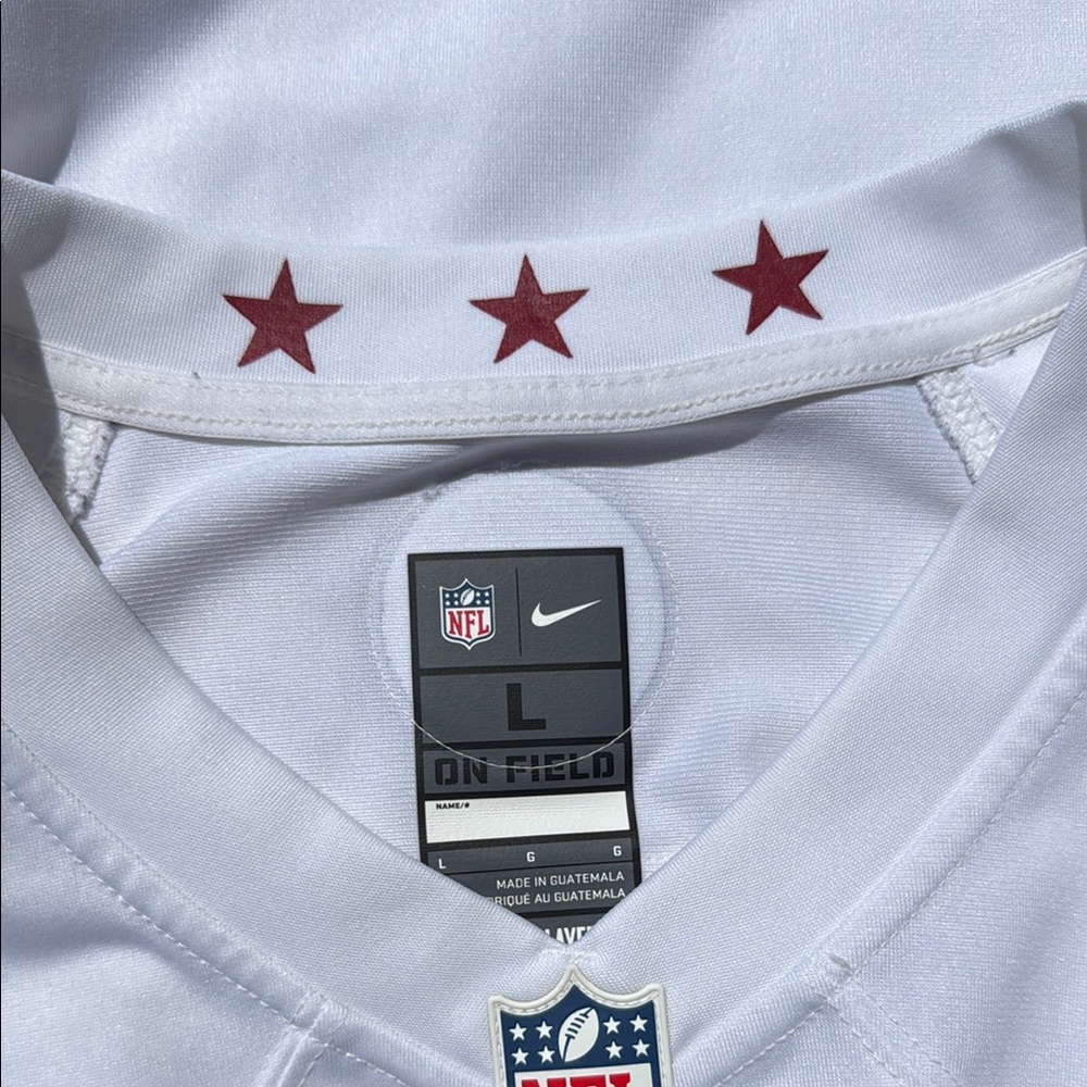 Men's L White Washington Commanders Jahan Dotson Jersey - Picture 6 of 6